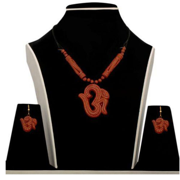 Manmayee Exports Dokra and Terracotta Necklace Set