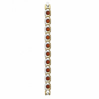 Etnico Adjustable Foldover Bracelet for Men Classic Link Chain Fashion Bracelet