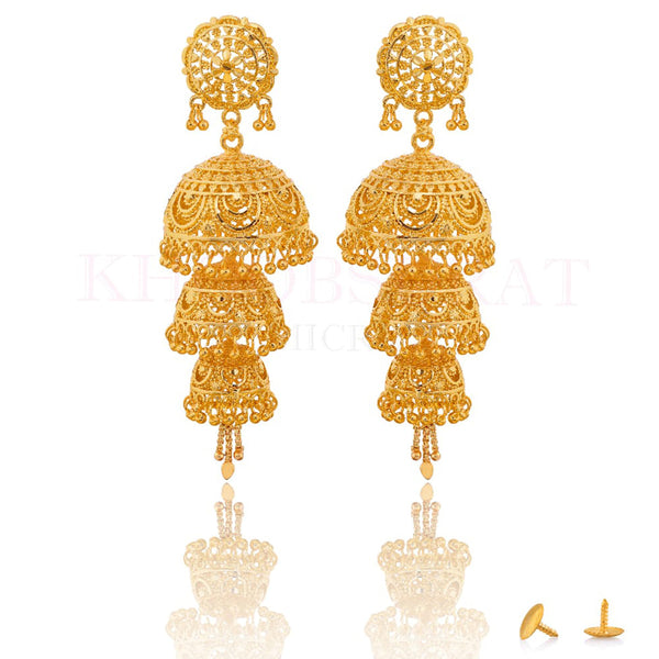 Dariyalal Sales Gold Plated Jhumki