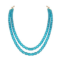 Etnico Stylish Multi Layer Pearl Necklace Jewellery Set with Earrings for Women and Girls (ML328PG)