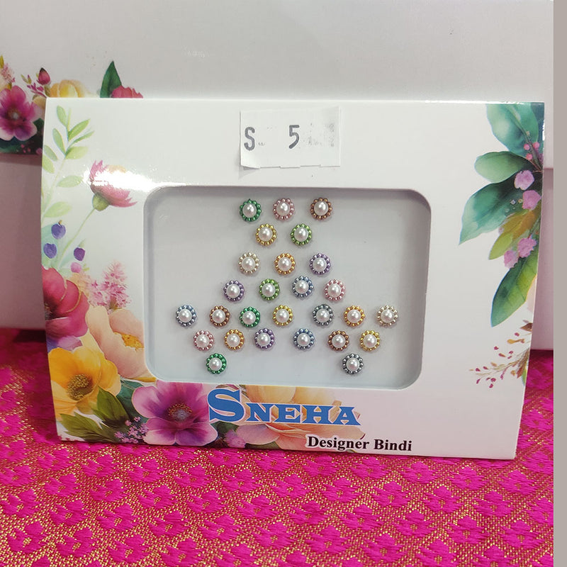 Sneha Round Shape Pearl Bindi