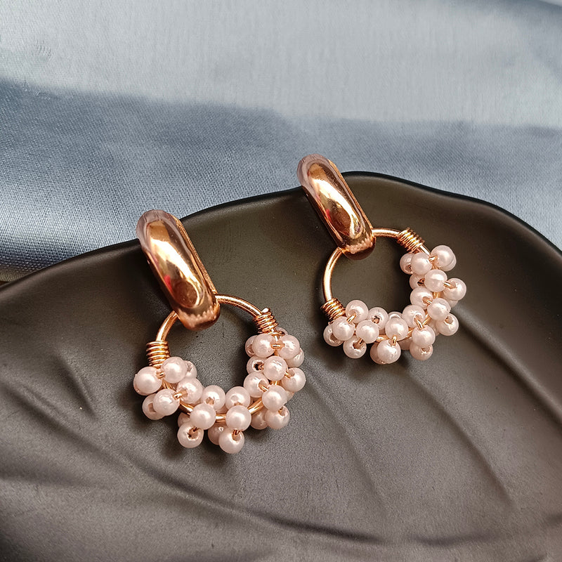 Viky Rose Gold Plated Dangler Earrings