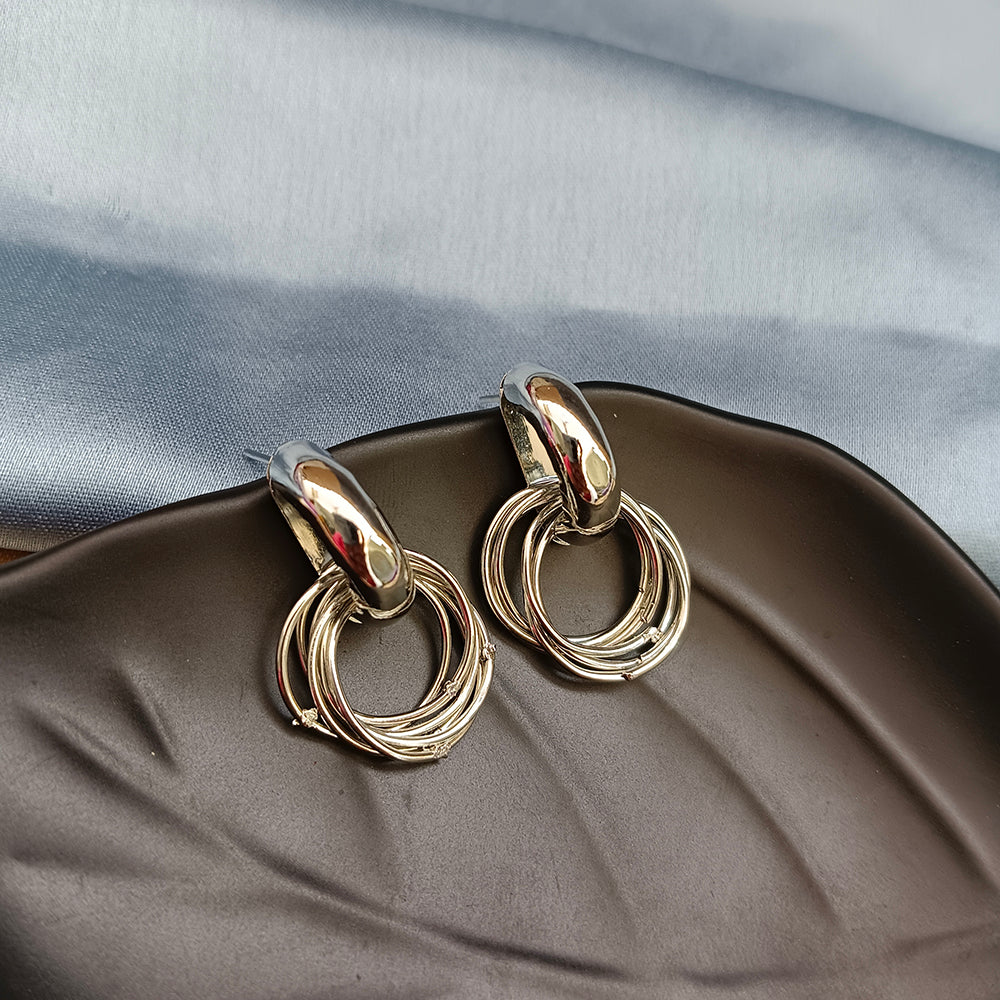 Viky Silver Plated Dangler Earrings