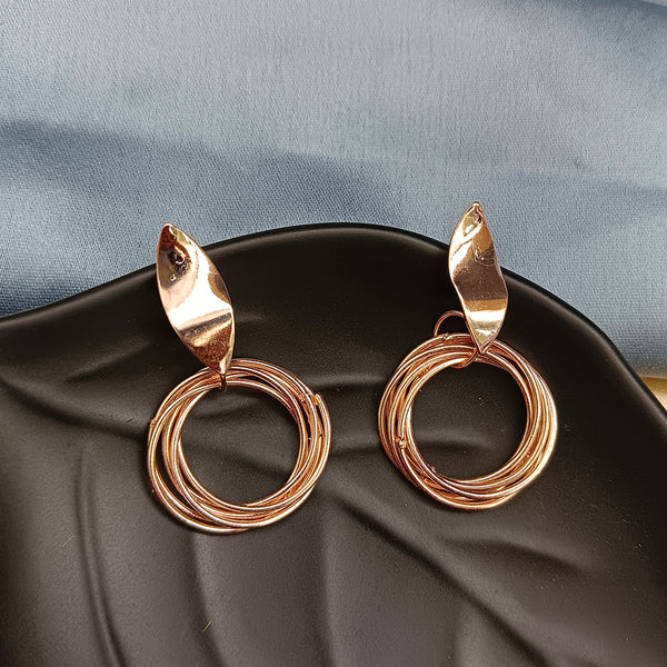 Viky Rose Gold Plated Dangler Earrings