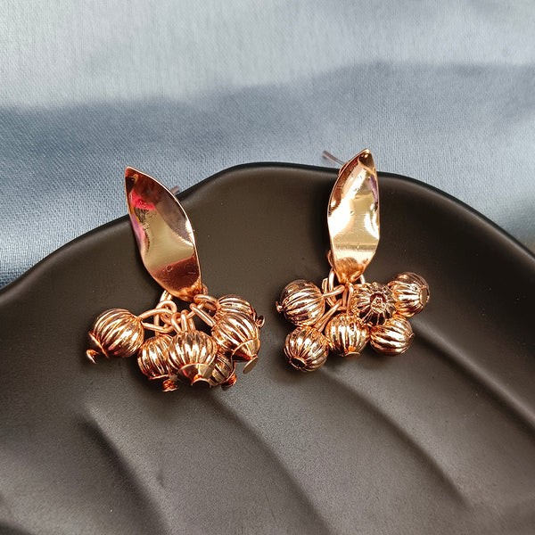 Viky Rose Gold Plated Dangler Earrings