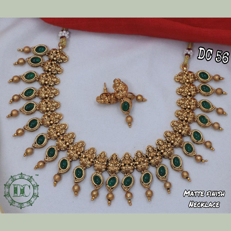 Diksha Collection Matte Finish Necklace Set