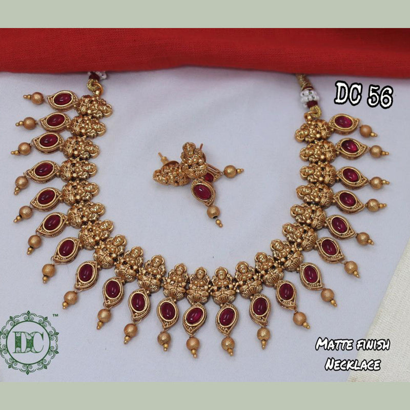 Diksha Collection Matte Finish Necklace Set