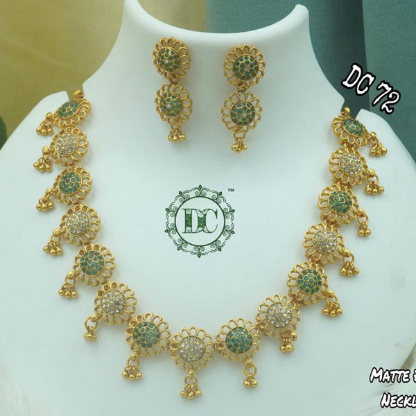 Diksha Collection Gold Plated Necklace Set