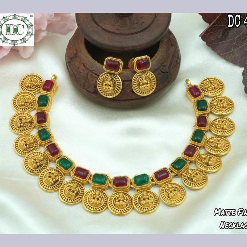 Diksha Collection Gold Plated Necklace Set