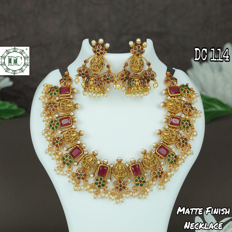 Diksha Collection Mate Finish Necklace