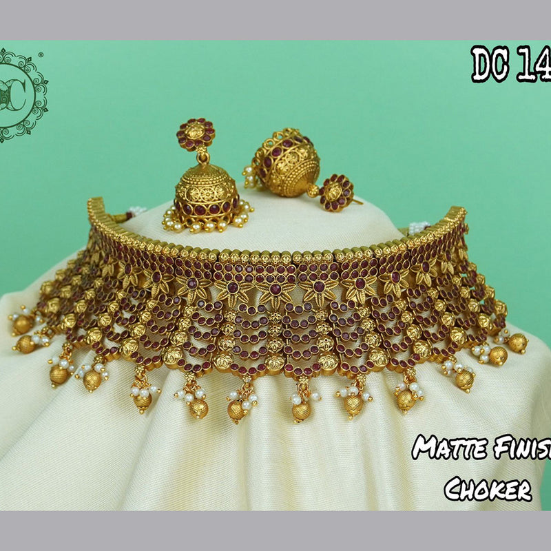 Diksha Collection Mate Finish Necklace