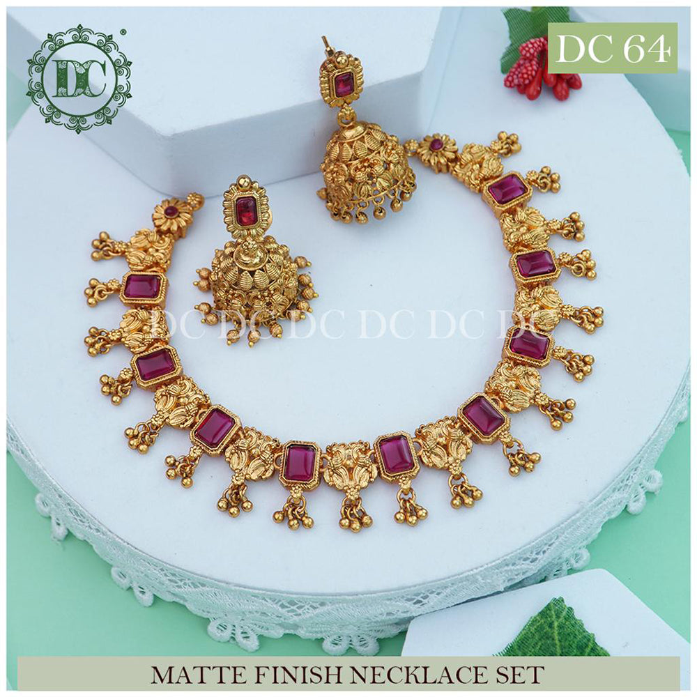 Diksha Collection Gold Plated Neckace Set