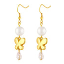 Mahi Flying Butterfly-Shaped Necklace Set with Artificial Beads for Women (NL1103842G)