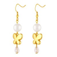 Mahi Flying Butterfly-Shaped Necklace Set with Artificial Beads for Women (NL1103842G)