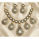 Js Fashion High Gold Kundan Stone And Meenakari Designer Necklace Set