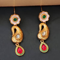 Js Fashion Royal Pota Stone And Meenakari Necklace Set