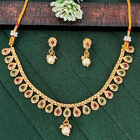 Js Fashion  Premium Party Wear Antique Necklace Set