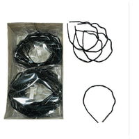 JP Hair Clips Black Color Hair Bands-  6 Dozen