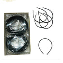 JP Hair Clips Black Color Hair Bands-  10 Dozen