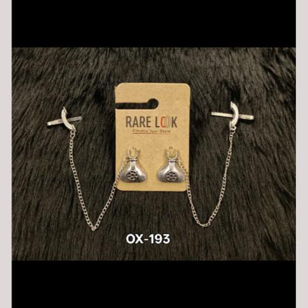 Dhwani Oxidised Plated Studs Statement Earrings - (Pack of 12)