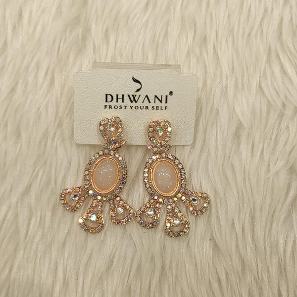 Dhwani Gold Plated Austrian Stone Dangler Earrings