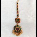 Lalso Lifestyle Elegant Pota Stone And Pearl Maangtikka for Women
