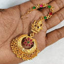 Lalso Lifestyle Elegant Pota Stone And Pearl Maangtikka for Women