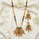 Js Fashion  Designer Rajwadi Polish Fancy Style Pendant Set
