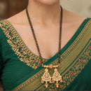 Js Fashion  Traditional Gold Black Beaded Mangalsutra Pendant