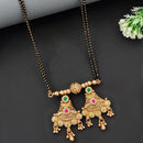 Js Fashion  Elegant Rajwadi Gold Full Stone Pendant