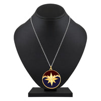 Mahi Meenakari Work Hollywood Movie Inspired Shield Pendant Locket Necklace for Men and Women (PS1101905M)