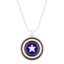 Mahi Meenakari Work Hollywood Movie Inspired Shield Unisex Pendant Locket Necklace (PS1101906R)