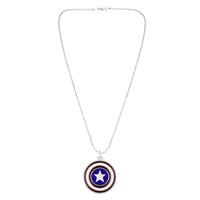 Mahi Meenakari Work Hollywood Movie Inspired Shield Unisex Pendant Locket Necklace (PS1101906R)