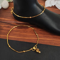 JS Fashion Royal High Gold Designer Anklet (Payal)