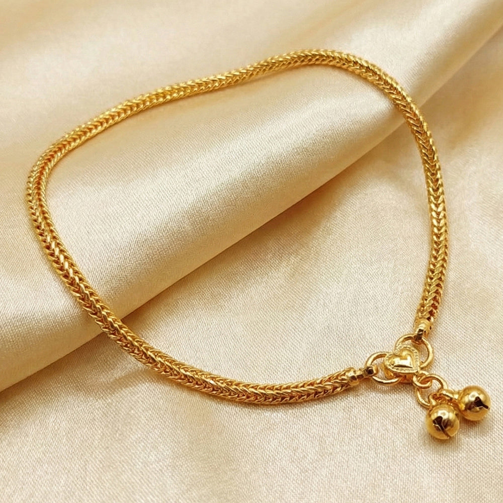 JS Fashion Royal High Gold Designer Anklet (Payal)