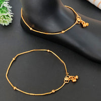 JS Fashion Royal High Gold Designer Anklet (Payal)