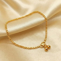 JS Fashion Royal High Gold Designer Anklet (Payal)