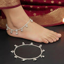 JS Fashion Royal Oxidised Plated Ghungroo Designer Anklet (Payal)