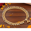 JS Fashion Royal High Gold Pearl Designer Anklet (Payal)
