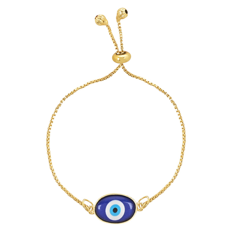 Etnico I Jewels Rakshabandhan Enamel Designer Evil Eye lumba Rakhi For Bhabhi/Sister (R128-L)