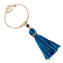 Mahi Gold Plated Om and Evil Eye Lumba Rakhi for Bhabhi (RAL1100724G)