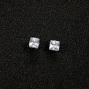 SK Creations Silver Plated Stud Earrings (Pack Of 12)