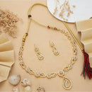 HR Sales Premium Micro Gold Plated Austrian Stone Luxury Necklace Set 