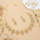 HR Sales Premium Micro Gold Plated Austrian Stone Luxury Necklace Set 