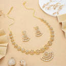 HR Sales Premium Micro Gold Plated Austrian Stone Luxury Necklace Set 