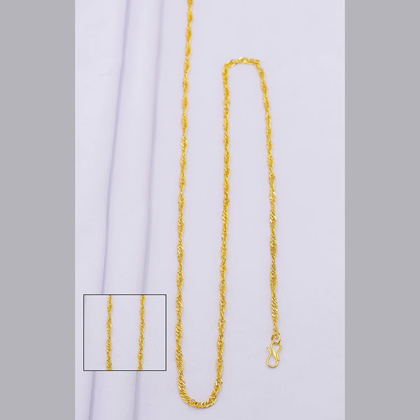 Mahavir Dye Gold Plated Chain