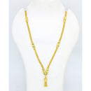 Mahavir Forming Look Gold Plated Long Necklace