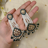 ShringarStreet pearl long  earring