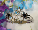 Tarohi Jewels Stainless Steel Rosegold/Silver Plated Star Shape Kada-STKD 2626