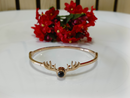 Tarohi Jewels Stainless Steel Rosegold Plated Deer Antler Kada- STKD 3050